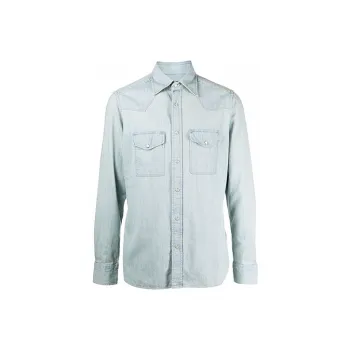 TOM FORD Shirts Men Blue