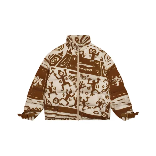 LiNing Sports Life Collection Down Jacket Men's Brown