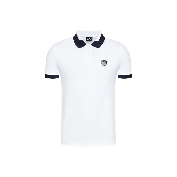 EMPORIO ARMANI EA7 Polo Shirt Men's White-0