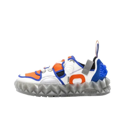 OETZI Corkcushion Height Increasing Low Top Casual Shoes Unisex Multicolor