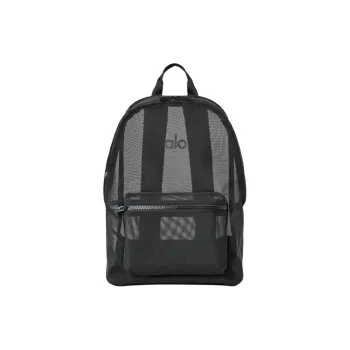 Alo Yoga Nylon Backpack Unisex Black