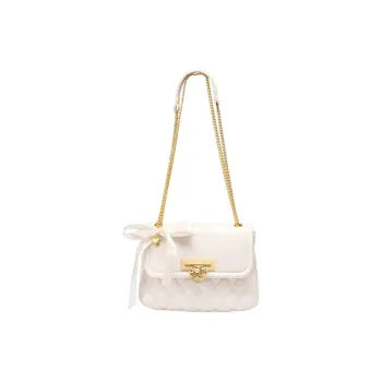 Juju Jimmy PU Crossbody Bag Women's White/Black/Pink