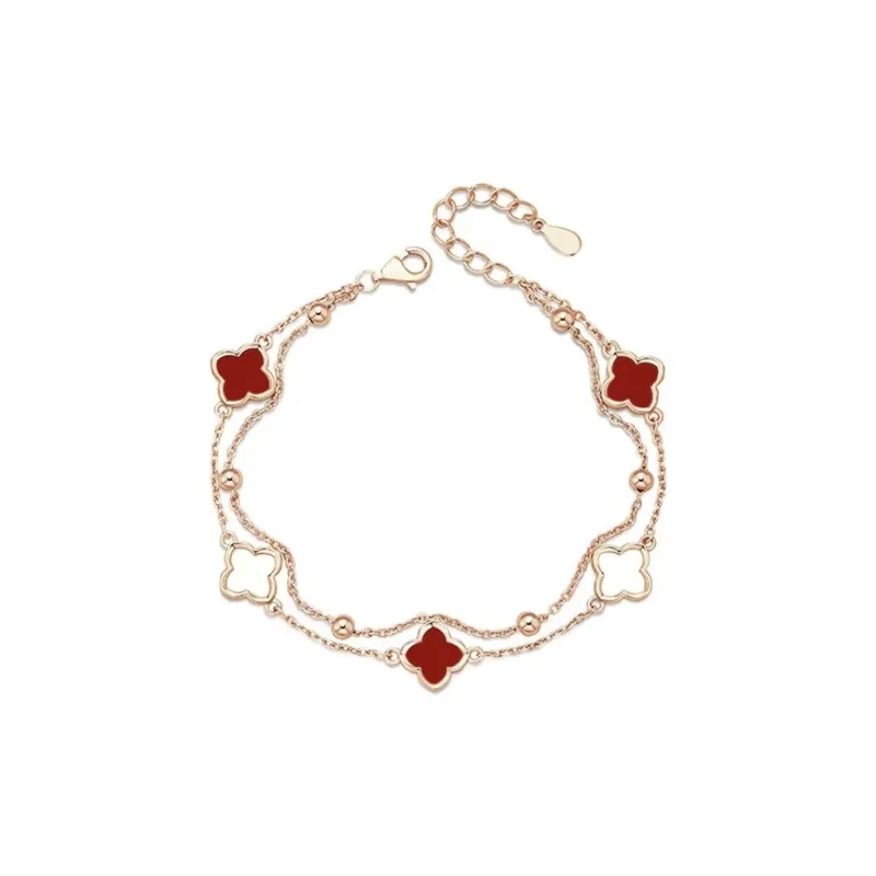 Love Link 925 Sterling Silver Bracelets Women's-2