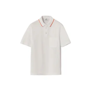 HERMES SS22 Polo Shirt Men's White