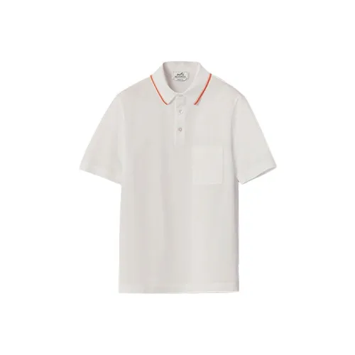 HERMES SS22 Polo Shirt Men's White