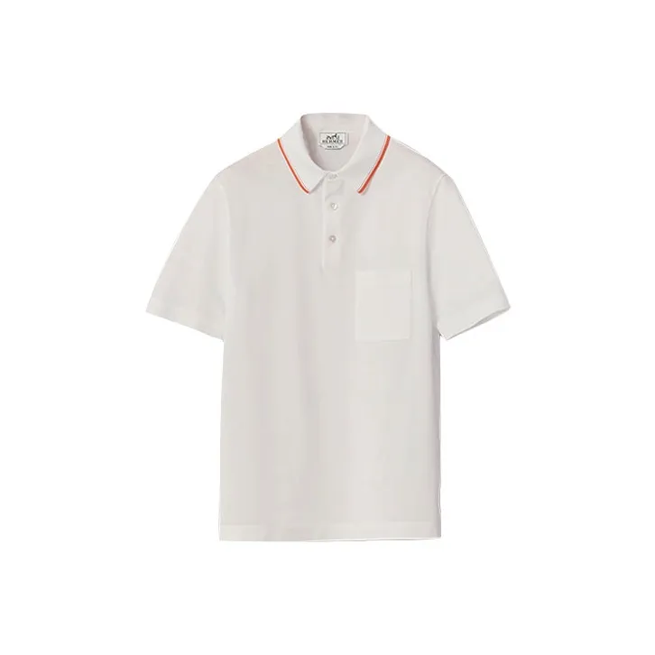 HERMES SS22 Polo Shirt Men's White-0