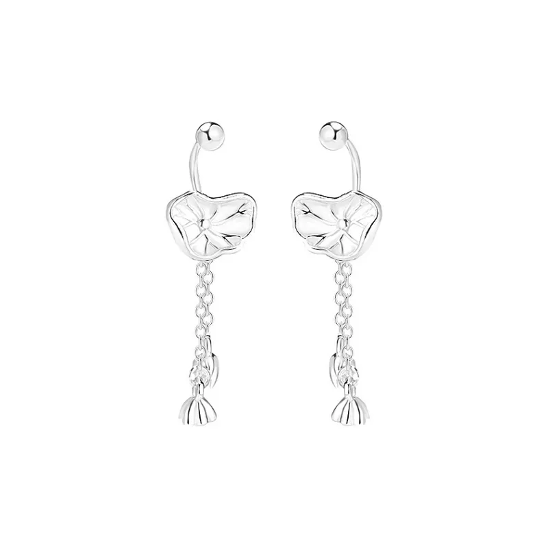 GIFT&CO S999 Fine Silver Earrings Women's-0