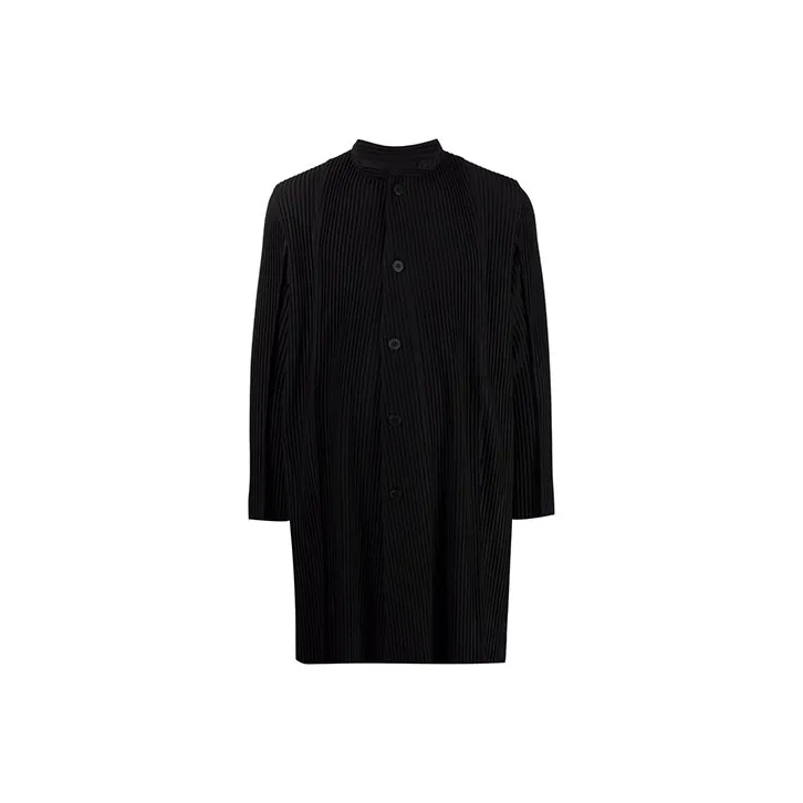 Homme Plissé Issey Miyake Shirts Men Black-0
