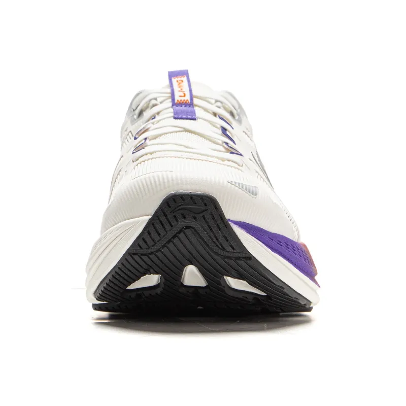 LINING Leisurely Running Shoes Men Low Top Mist White-4