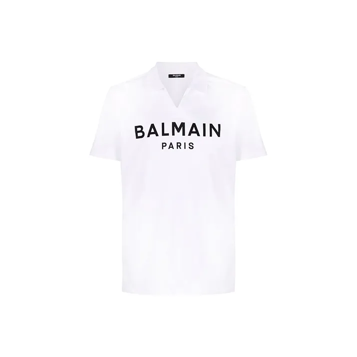 BALMAIN Polo Shirts Men White-0