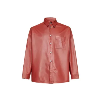 MARNI Shirts Men Brown Red