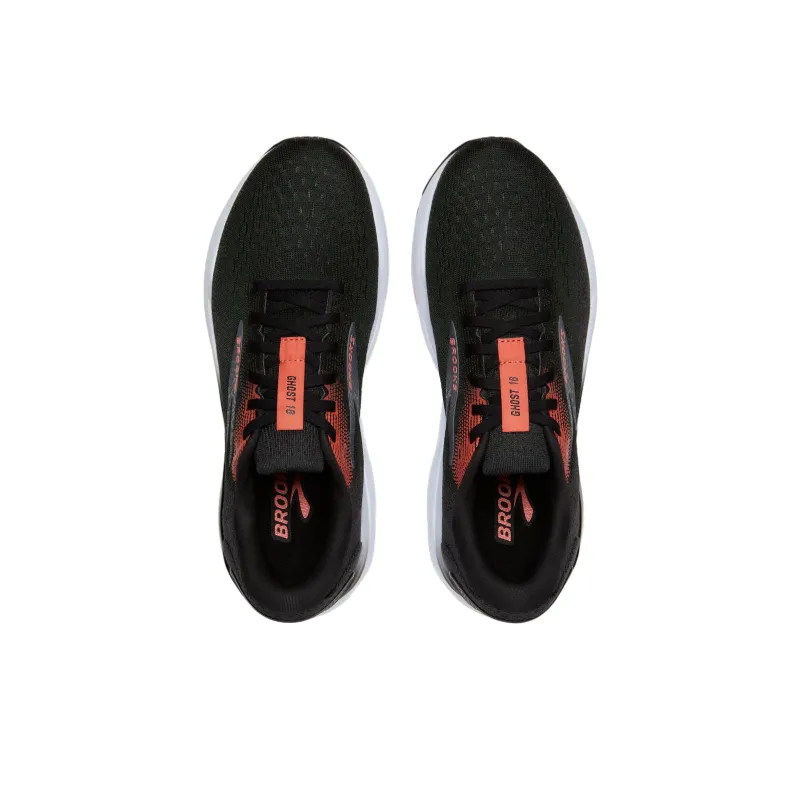 Brooks Ghost 16 Anti Slip Wear Resistant Low Top Casual Running Shoes Men's Black-3