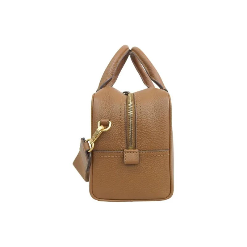 TORY BURCH Blake Leather Shoulder Bag, Crossbody Bag, Handbag Regular Women's Brown-1