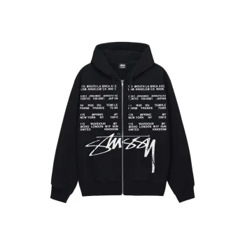 Stussy Locations Zip Hoodie