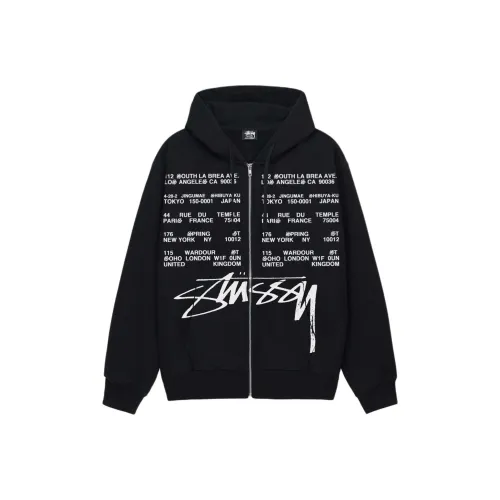 Stussy Locations Zip Hoodie