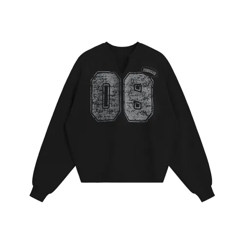 MOONWAV Pullover Sweatshirt Ice Hockey Jersey Long Sleeved Top Unisex