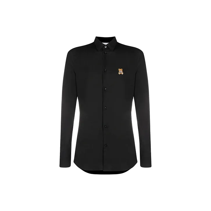 MOSCHINO Shirts Men Black-0