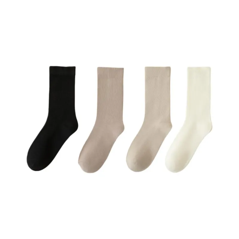 Temooues Mid Calf Socks Women's 4 Pack-8