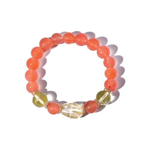 The Call Of The Heart Southern Red Agate Fine Jade Bracelets Unisex