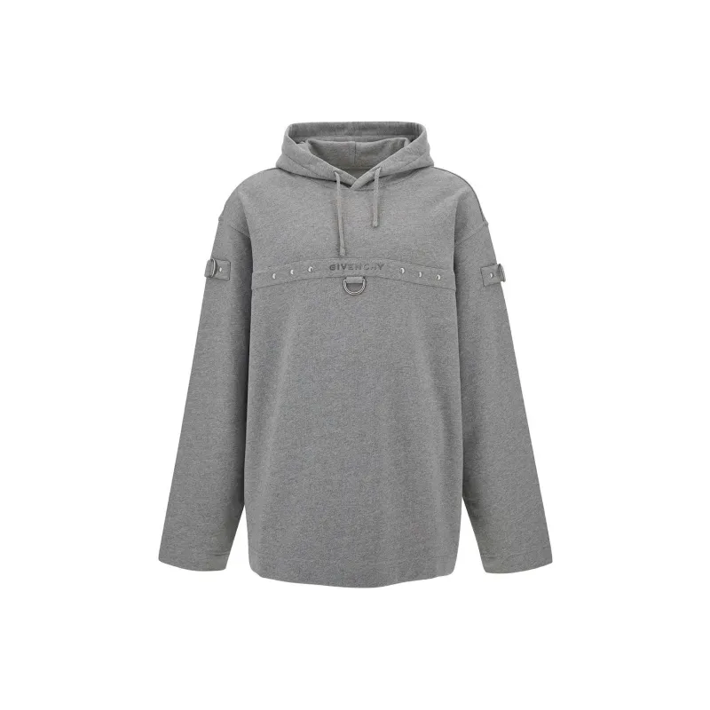 Givenchy D Ring Drawstring Hoodie-0