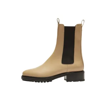 Aeyde Jack Short Chelsea Boots 4.5cm Women's Milk Tea