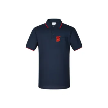 Burberry Polo Shirt Men's Marine Blue