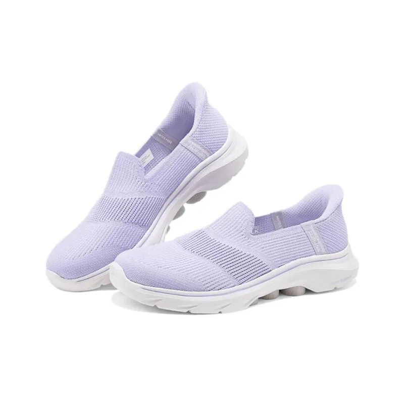 Skechers GO WALK 7 Anti Slip Wear Resistant Low Top Casual Shoes Women's Purple-2