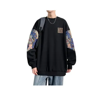 YooMore American Casual Bear-Print Unisex Sweatshirt