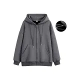 Dark Gray Fleece-Lined