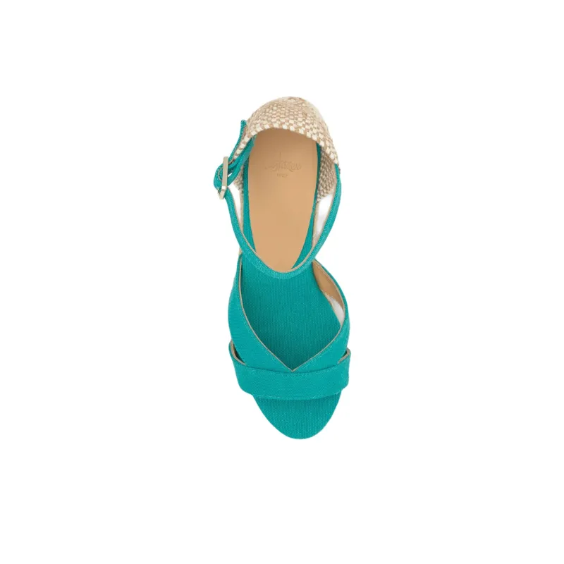Castañer Bruna Strap Sandals Women's Sea Blue-3