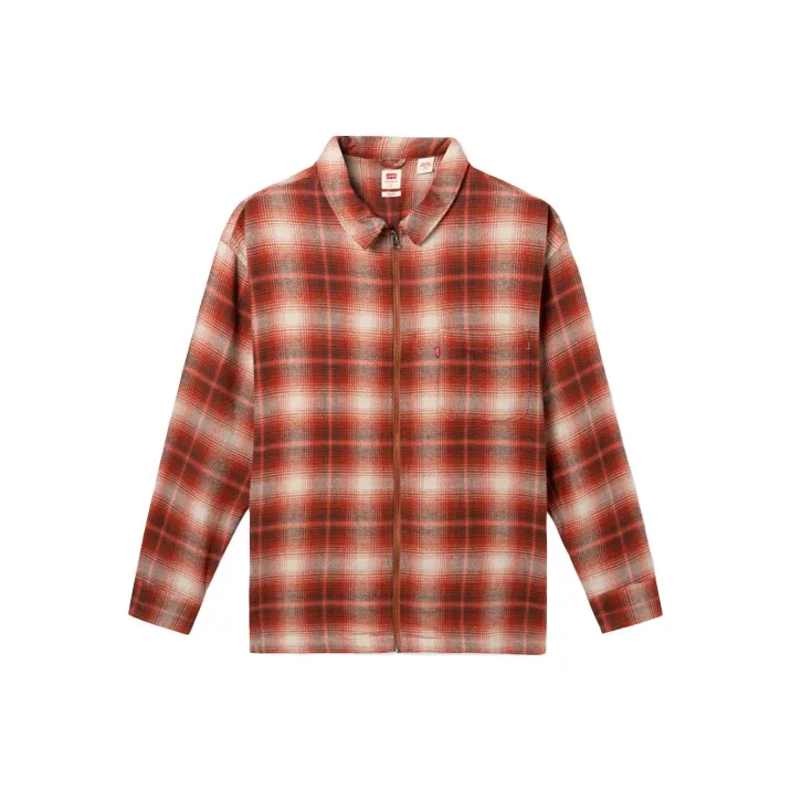 Levis Shirts Men Red-0