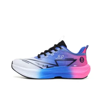 Kuding Running Shoes Unisex Low Top Electric Glow/Flint Stones/Black Blue/Spring Green