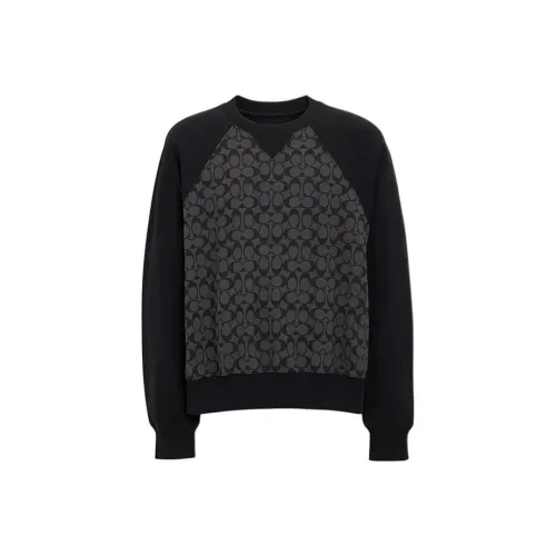 COACH SS24 Sweatshirt Men's Charcoal Gray
