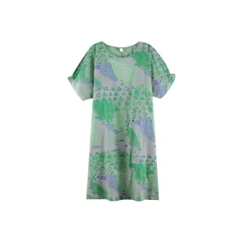ZumashL Nightgown Women's Emerald Slight Wheat Green