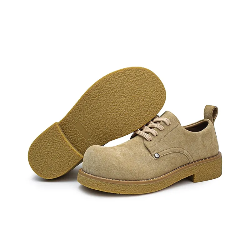 ESTEE GEEA Slip Resistant, Abrasion Resistant, Coverage, Support, Height Increasing Low Top Casual Shoes Unisex Brown-4