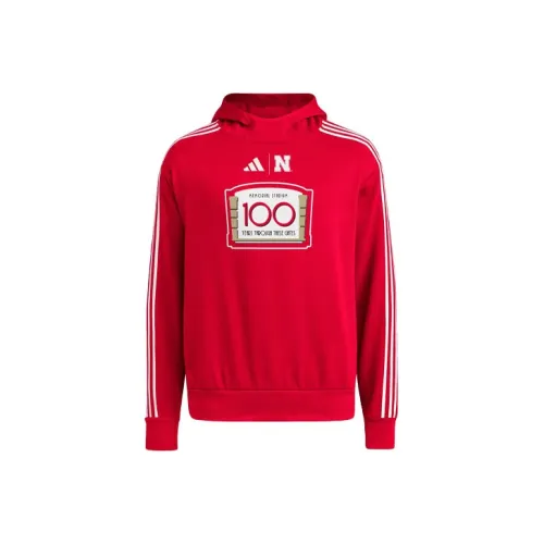Adidas Nebraska Sweatshirts Men Red