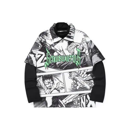 Courrèges logo-print cotton T-shirt Schwarz