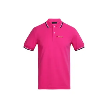 PRADA Polo Shirt Men's Rose Red