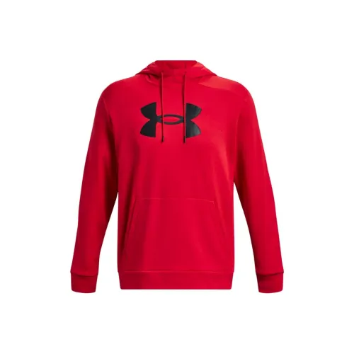 Under Armour Big Logo Sweatshirts Men Red