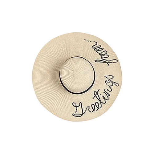 Cranta Komeia Straw Woven Bucket Hats Women's