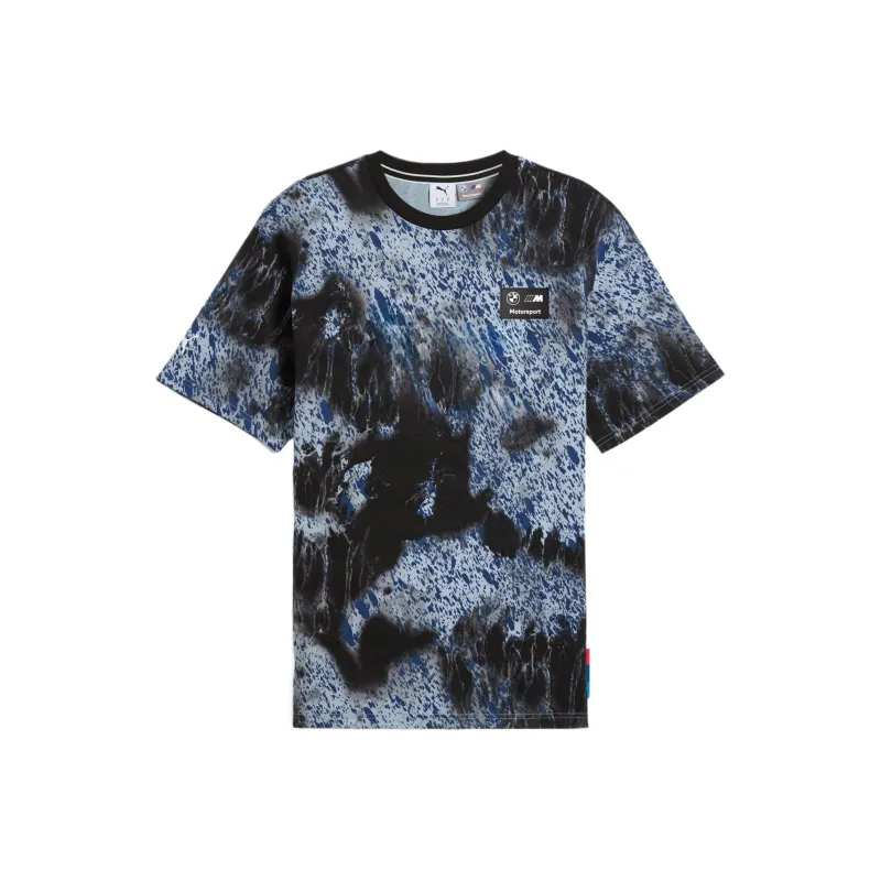 PUMA Bmw MmsAOP T Shirt Men's Black-0