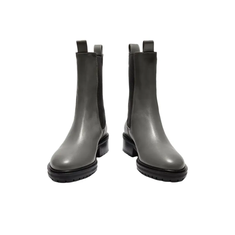 Aeyde Jack Short Chelsea Boots 4.5cm Women's Gray-3