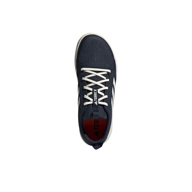 Adidas Terrex Boat Anti Slip Wear Resistant Low Top Hiking Shoes Unisex Dark Blue-4