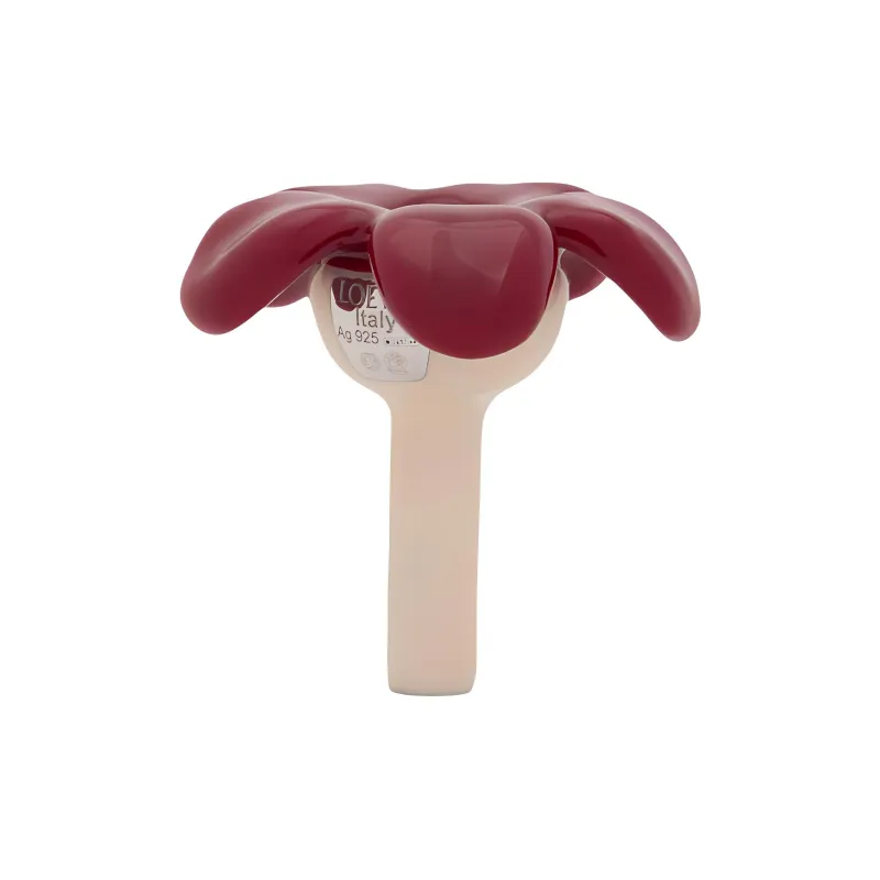 LOEWE Sterling Silver Enamel Pendants Women's Red-1