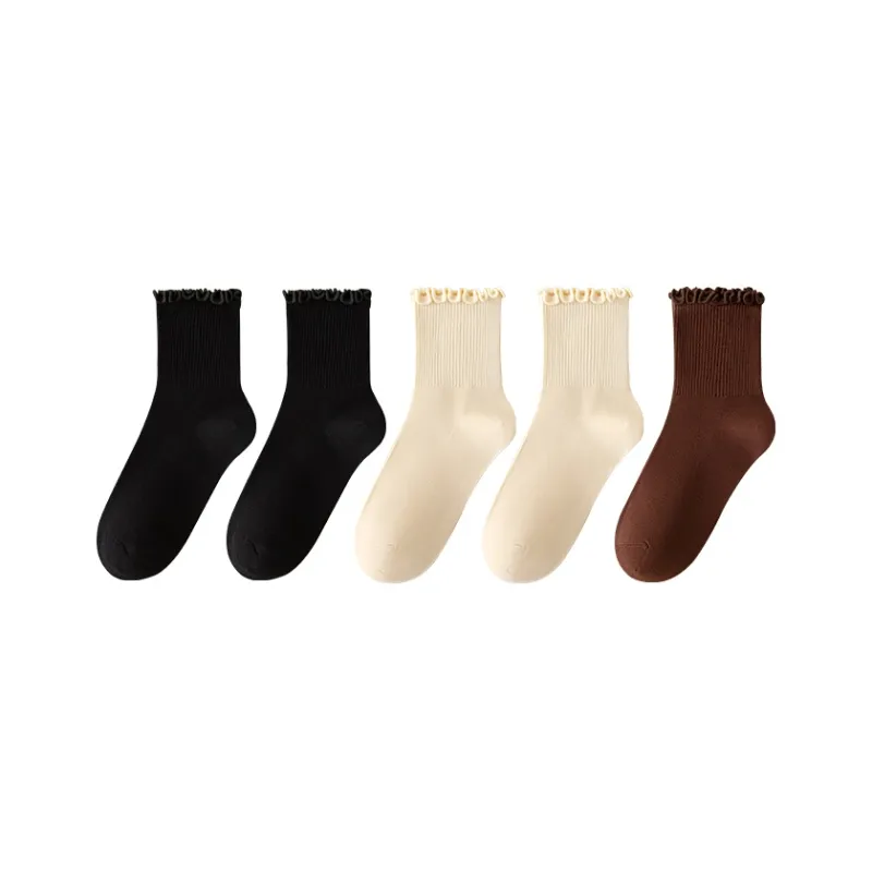 Top Melon Mid Calf Socks Women's 5 Pack-21