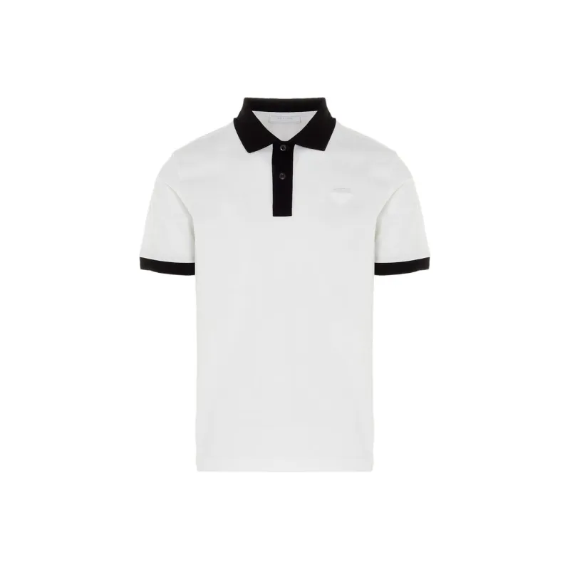 PRADA Polo Shirts Men White-0