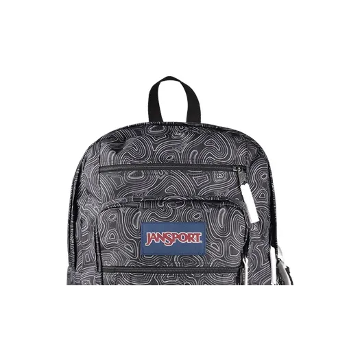 JanSport Polyester Backpack Regular Unisex Black-4