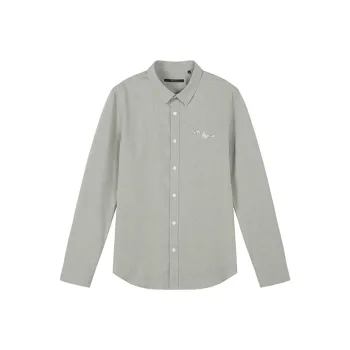 DAVID NAMAN Shirts Men Green