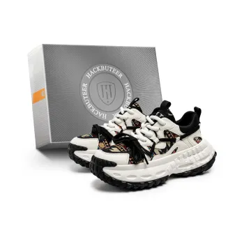 HACKBUTEER Low Top Chunky Sneakers Men's Box Included