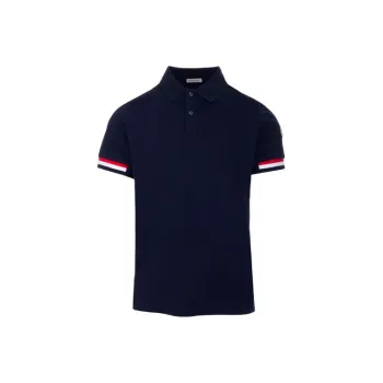 Moncler SS22 Polo Shirts Men Blue